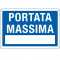 Cartello segnalatore - 30 x 20 cm - PORTATA MASSIMA - alluminio - Cartelli Segnalatori - 3101 - 8798240023102 - DMwebShop