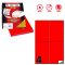 Etichetta adesiva C519 - permanente - 105 x 148,5 mm - 4 etichette per foglio - rosso fluo - scatola 100 fogli A4 - Markin - X210C519F-RO - 8007047051158 - DMwebShop
