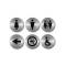 Pittogrammi adesivi - acciaio inox - Ø 10 cm - set 6 targhette - Securit - SI-SS-SET - 8719075283394 - DMwebShop