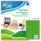 Etichetta adesiva LP4F - permanente - 99,1 x 34 mm - angoli tondi - 16 etichette per foglio - verde fluo - conf. 70 fogli A4 - Tico - LP4FV-9934 - 8007827270106 - DMwebShop