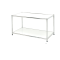 Libreria Easy System - 2 ripiani - acciaio cromato - 80 x 40 x 40,5 cm - bianco - Serena Group - E-408040W - 8032937535012 - DMwebShop
