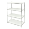 Libreria Easy System - 4 ripiani - acciaio cromato - 80 x 40 x 120 cm - bianco - Serena Group - E-408012W - 8032937535401 - DMwebShop