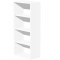 Mobile Easy - alto a giorno - 80 x 35 x 180 cm - bianco - Artexport - 038+039 3-BIANCO - DMwebShop