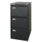 Classificatore Kubo - per cartelle sospese - 3 cassetti - 46 x 62 x 100 cm - nero - Bertesi - 4103 - DMwebShop