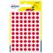Etichetta adesiva tonda PSA - permanente - Ø 8 mm - rosso - blister 490 etichette - Avery - PSA08R - 5014702026300 - DMwebShop