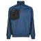 Felpa mezza zip Leeds taglia XL blu - 3795