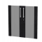 Coppia ante Prestige - vetro-melaminico - per mobile basso - 80 x 77 cm - spessore 18 mm - nero venato - Artexport - 91068M-8 - DMwebShop