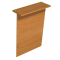 Sopralzo reception per scrivanie Easy - 80 x 30 x 115 cm - noce chiaro - Artexport - RB-80_4 - DMwebShop