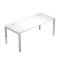 Scrivania singola Agora' - 180 x 80 x 72,5 cm - bianco - Artexport - SOL180_3 - DMwebShop