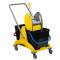 Carrello a doppia vasca Pressclean - 81 x 43,5 x 88 cm - 25+25 lt - con strizzatore - con ruote pivottanti - Medial International - 705001 - 8056324531852 - DMwebShop