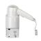 Asciugacapelli da hotel Yul Basic - aggancio laterale con presa - 20 x 10 x 22,1 cm - 1200 W - ABS - bianco - Medial International - 704001 - 8033267172021 - DMwebShop