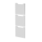 Set 3 ante per casellari Maxi Rainbow - con serratura - 36,8 x 36,8 cm - grigio - Artexport - 3aMAXM-5 - DMwebShop