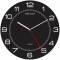 Orologio da parete Mega - Ø 57,5 cm - nero - Unilux - 400094568 - 3595560025183 - DMwebShop