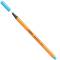 Fineliner Point 88 - tratto 0,4 mm - azzurro neon 031 - conf. 10 pezzi - Stabilo - 88/031 - 4006381493437 - DMwebShop