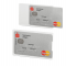 Tasca porta carte di credito Argento Trasparente 54x87mm RFID Secure Durable 8903-19