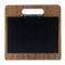 Portamenu' a tagliere con anelli Chopping Board legno di noce - 32 x 24 cm - Securit - MC-WALA4-CH - 8719075285206 - DMwebShop