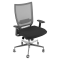 Poltrona semidirezionale Cot XL - con braccioli regolabili - nero-grigio  - Unisit - COTXL-N - DMwebShop