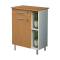 Mobile angolo Ristoro - punto caffe' - 60x45 x 84 cm - bianco/noce chiaro - Artexport - 2872.1 - DMwebShop