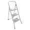 Scala sgabello Dali' - 3 gradini - acciaio verniciato grigio - Marchetti - 21390 - 8021227008411 - DMwebShop