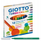 Pennarelli Turbo Color punta - Ø 2,8 mm - colori assortiti astuccio - conf. 12 pezzi - Giotto 416000