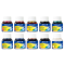 Inchiostro di china 523 - 10 ml - colori assortiti - conf. 10 pezzi - Pelikan - 400142561 - 36341A - DMwebShop