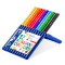 Matite colorate Ergosoft - triangolari - colori assortiti - astuccio 12 pezzi - Staedtler - 157SB12 - 4007817157077 - DMwebShop