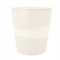 Cestino gettacarte WOW - altezza 32,4 cm - Ø 29 cm - 15 lt - bianco metallizzato - Leitz - 52781001 - 4002432101528 - DMwebShop
