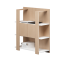 Libreria bassa Concept - 3 ripiani - 100 x 38,6 x 124 cm - bianco-rovere - Artexport - 15115-C3 - DMwebShop