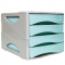 Cassettiera keep Colour Pastel - 25 x 32 cm - cassetti 5 cm - grigio-azzurro - Arda - 15P4PPASBL - 8003438022943 - DMwebShop