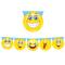 Festone sagomato - emoticons - 6 mt - Big Party - 60684. - 8020834606843 - DMwebShop