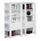 Libreria Concept a 5 ripiani - 100 x 38,6 x 198 cm - bianco-rovere - Artexport - 15110-3 - DMwebShop