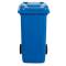 Bidone carrellato - 48 x 55 x 93 cm - 120 lt - blu - Mobil Plastic - 1/120/5-BLB - 8004331112151 - DMwebShop