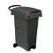 Bidone mobile a pedale - 40 x 65 x 81 cm - 80 lt - PPL - grigio - Mobil Plastic - 151/GRN - 8004331015148 - DMwebShop