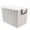 Contenitore Foodbox con coperchio - 58 x 38 x 38 cm - 60 lt - PPL riciclabile - bianco - Mobil Plastic - 143/60-BIM - 8004331143605 - DMwebShop