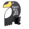 Lavagna Silhouette - 16 x 13,8 x 7,4 cm - nero - forma tucano - Securit - T3D-TOUC - 8719075285824 - DMwebShop