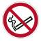 Pittogramma adesivo da terra Vietato fumare diametro 43 cm - 18308