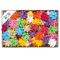 Stelle in Rafia sintetica - 14 mm - colori primaverili assortiti - conf. 100 pezzi - Brizzolari - 01003499 - 8031653208101 - DMwebShop