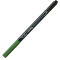 Pennarello Aqua Brush Duo - punte 2-4 mm - verde oliva - conf. 10 pezzi - Lyra - L6520073 - 4084900603758 - DMwebShop