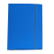 Cartellina con elastico - cartone plastificato - 3 lembi - 25 x 34 cm - azzurro - Queen conf. 10 pezzi - Starline - OD0032LBXXXAE06 - 8025133106476 - DMwebShop