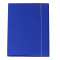 Cartellina con elastico - cartone plastificato - 3 lembi - 25 x 34 cm - blu - Queen - conf. 10 pezzi - Starline - OD0032LBXXXAE01 - 8025133106537 - DMwebShop