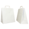 Shopper Flat Large - carta kraft - 28 x 17 x 32 cm - bianco - scatola 250 pezzi - Mainetti Bags - 072604 - 8029307072604 - DMwebShop
