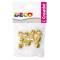 Sonagli - dimensione 14,5 mm - in metallo - oro - conf. 10 pezzi - Deco - 11490 - 8004957114904 - DMwebShop