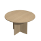 Tavolo riunione Easy - 4 posti - Ø 120 cm - altezza 72 cm - rovere - Artexport - 60121_C - DMwebShop