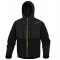 Giacca Softshell Horten - tessuto Softshell-poliestere-elastan - con cappuccio - taglia M - nero-giallo - Deltaplus - HORT2NJTM - 3295249234782 - DMwebShop