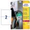 Etichette in polietilene per protezione e sicurezza - 210 x 148 mm - bianche - laser - 10 fogli - 2 etichette per foglio - Avery - L7916-10 - 4004182068038 - DMwebShop