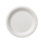 Piatti piani monouso Bio - rotondo - Ø 22,5 cm - cellulosa-canna da zucchero - bianco - conf. 50 pezzi - Leone - Q2012 - 8024112920126 - DMwebShop