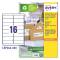 Etichette per buste e pacchi in carta riciclata - bianca - 99,1 x 33,9 mm - 100 fogli - Avery - LR7162-100 - 5014702815065 - DMwebShop
