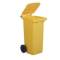 Bidone carrellato - 48 x 55 x 93 cm - 120 lt - giallo - Mobil Plastic - 1/120/5-GIA - 8004331112359 - DMwebShop