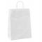 Shoppers in carta maniglie in cordino - 18 x 8 x 24 cm - bianco neutro - conf. 25 pezzi - Mainetti Bags - 072130 - 8029307072130 - DMwebShop
