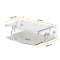 Supporto monitor regolabile Clarity - 35 x 25,6 x 7-13 cm - Fellowes - 9731101 - 43859752706 - DMwebShop